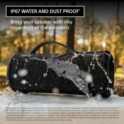 Sony SRS-XG300 X-Series Wireless Portable-Bluetooth Party-Speaker IP67 Waterproof and Dustproof with 25 Hour-Battery