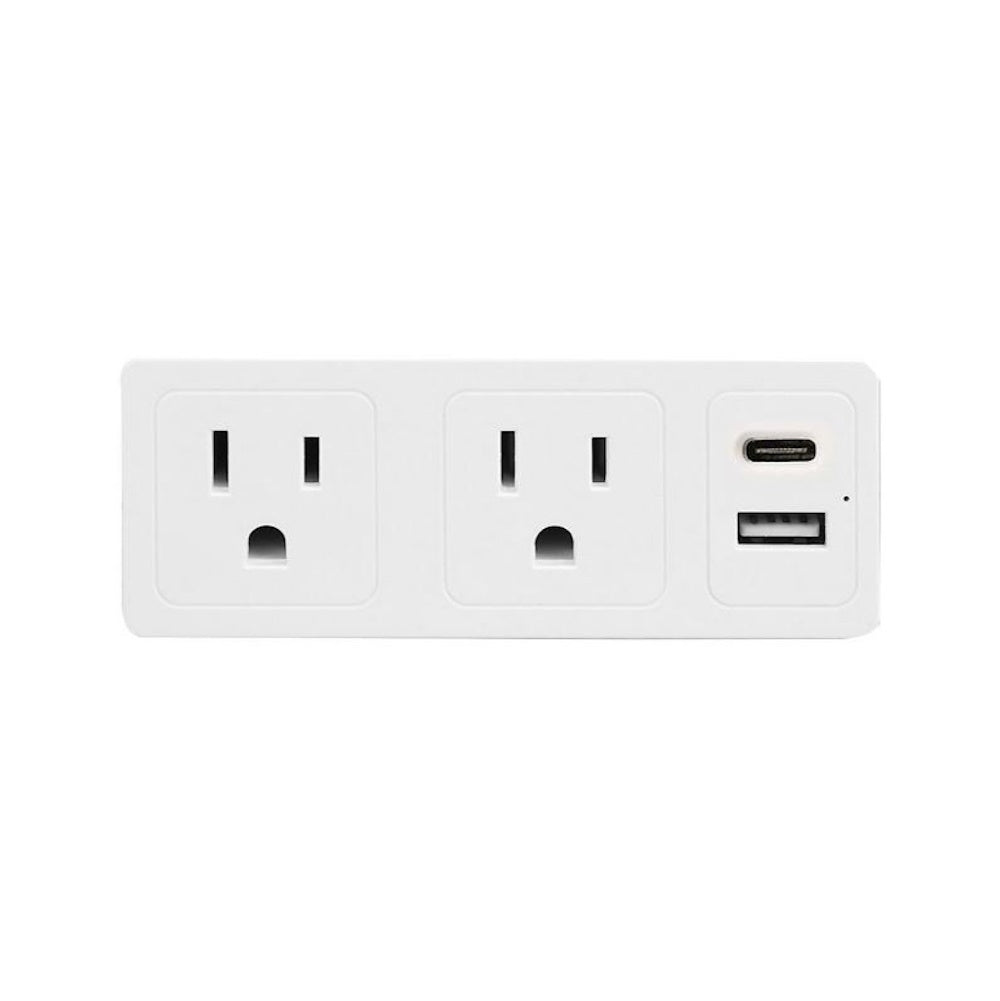Smartpoint Wall Outlet Extender with USB, 2 Pack SPUSBCEX-BJ