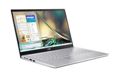 Acer SWIFT 3 14" Notebook SF314-512-518J Core i5-1240P 512GB/ 16GB 14″ (1920×1080) Win11 Pure Silver NX.K0FAA.005