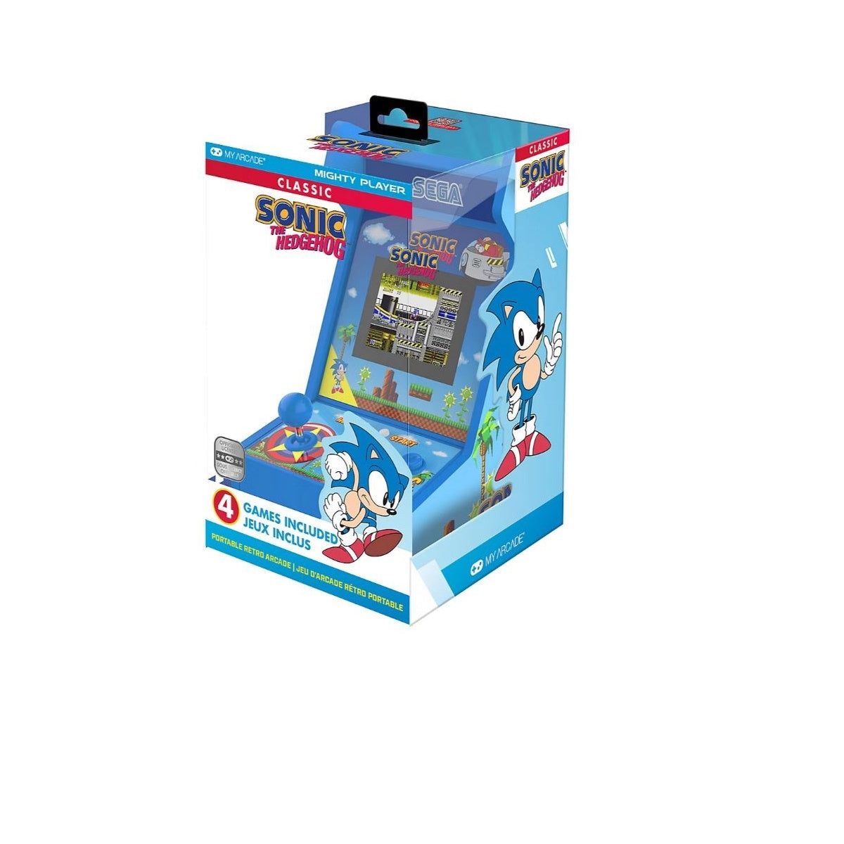 My Arcade DGUNL-7158 Sonic The Hedgehog Mighty Player Portable Retro Arcade