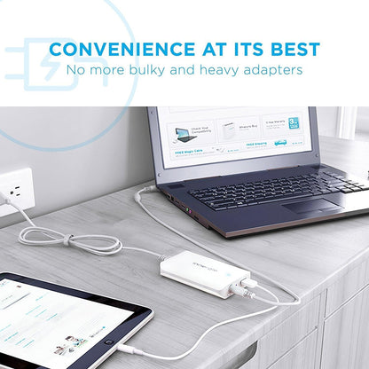 Innergie mCube Pro 70 Watt Universal AC, Auto, and Air Adapter for Notebooks TADP-70BB AK