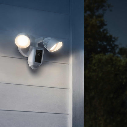 Ring Floodlight Camera Plus with Spotlight Cam Plus, 1080p HD video