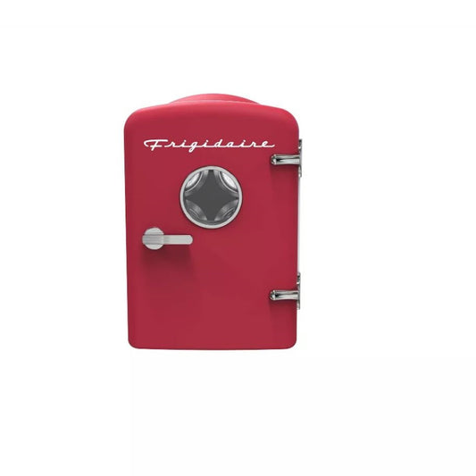 Frigidaire 6 Can Mini Personal Dorm Fridge Cooler Moonbeam EFMIS429-RED