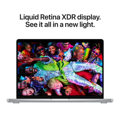 Apple - MacBook Pro 14" Laptop - M5 chip with 10-core CPU and 10-core GPU - 16GB/512GB SSD - Silver MDE44LL/A
