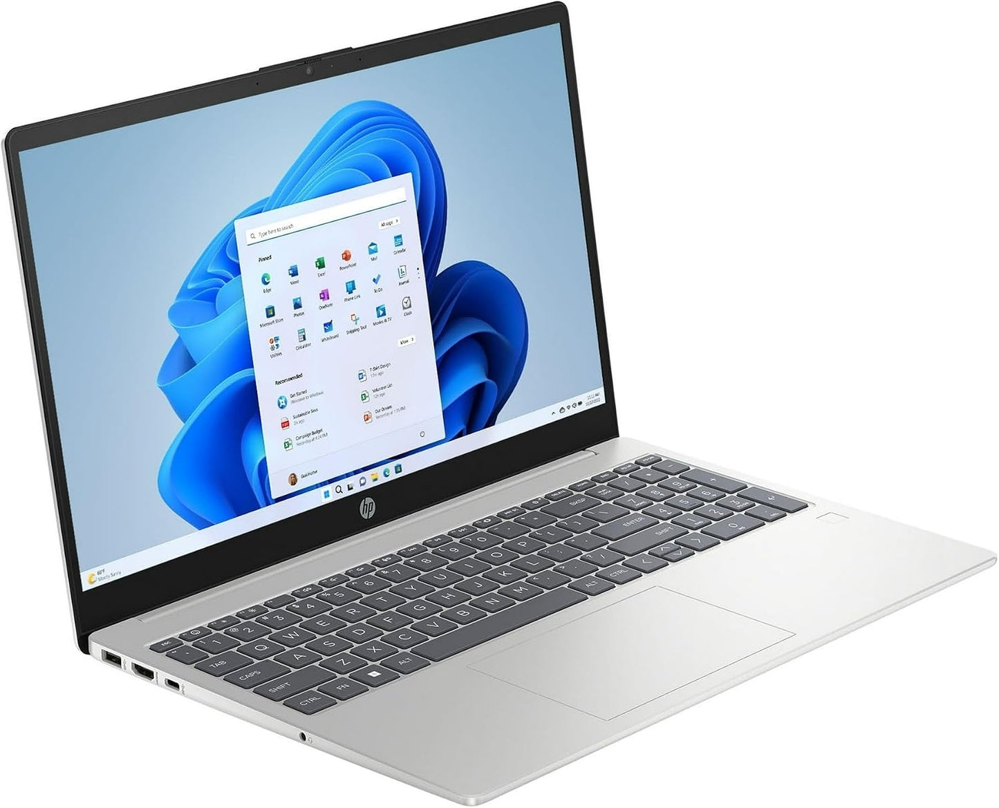 HP 15.6” Full HD Laptop, Intel Core i3-N305, 8GB RAM, 256GB SSD, Windows 11 Home B4KT4UA