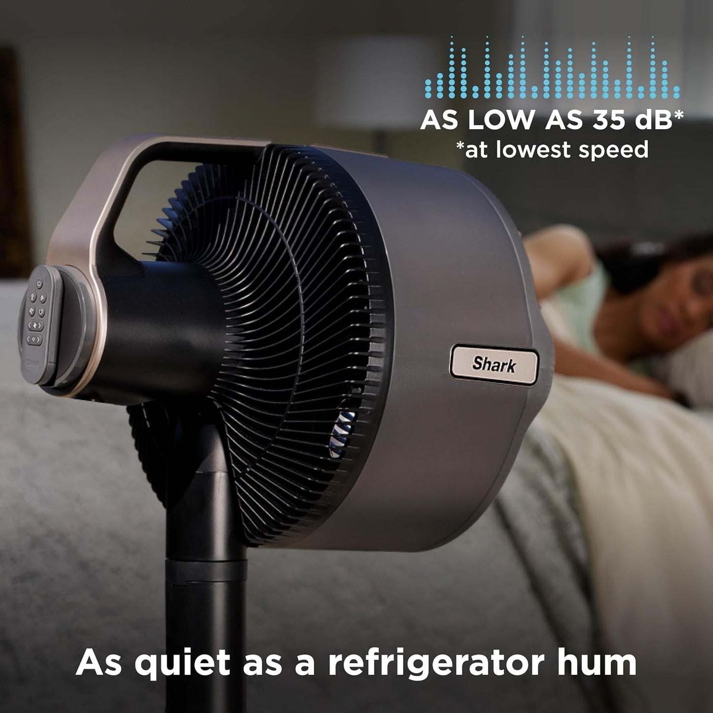 Shark FlexBreeze Pro Mist 2-in-1 Fan with Integrated Mist Charcoal FA302