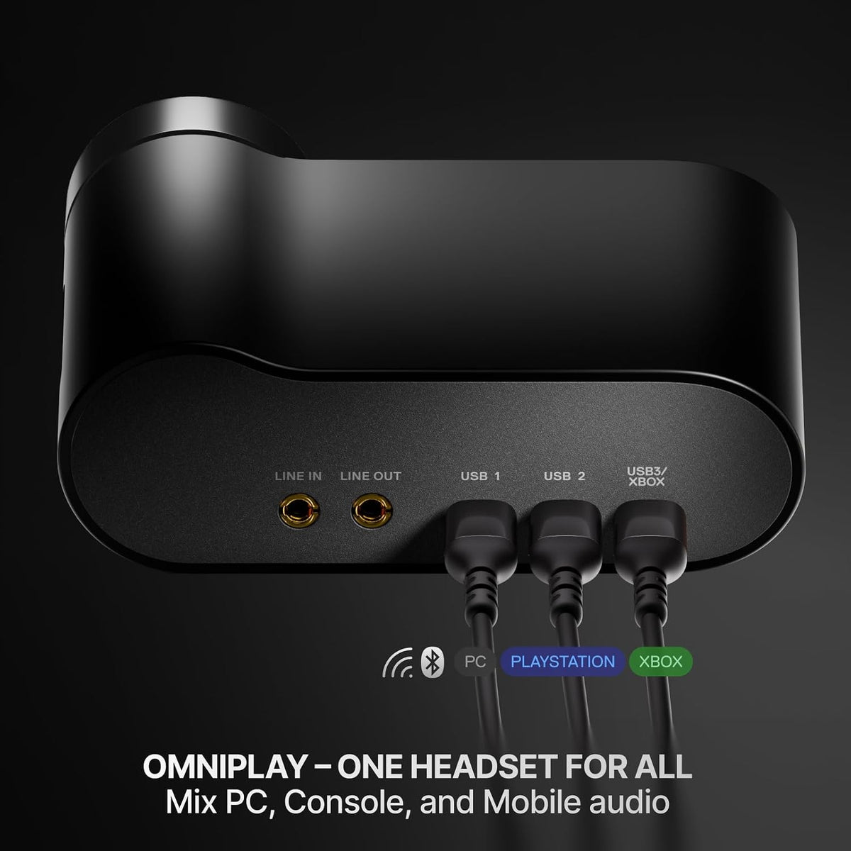SteelSeries - Arctis Nova Elite Wireless Multi Gaming Headset for PC,PS5, Xbox one Black 61661