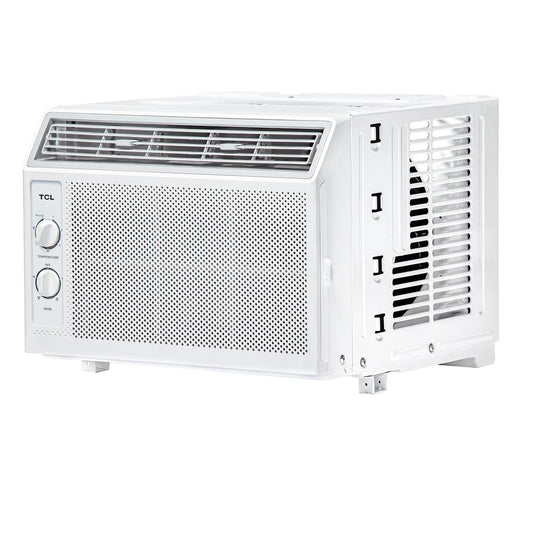 TCL 5,000 BTU (DOE) Mechanical Window Air Conditioner Cools 150 sq. ft. in White H5W33M