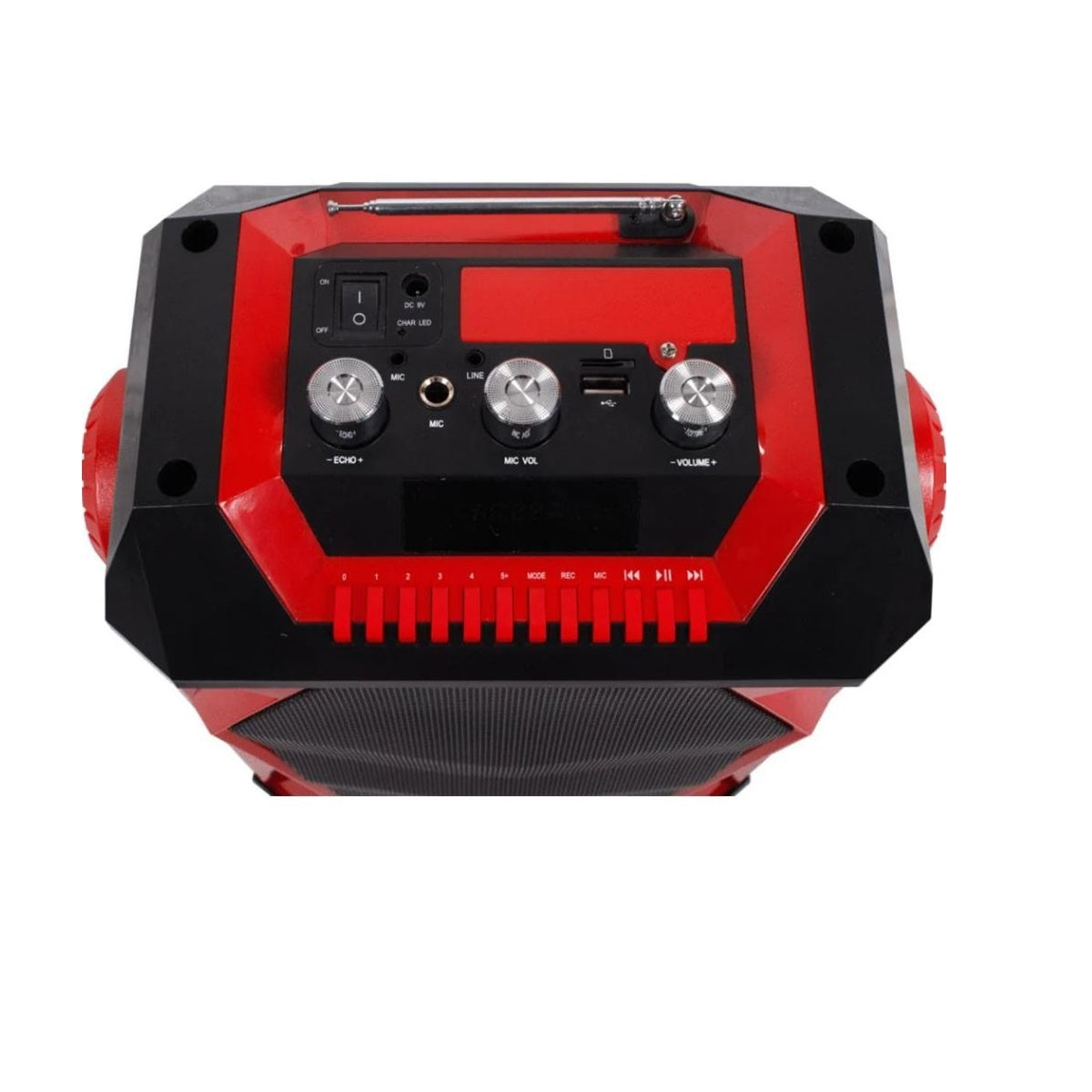 Technical Pro Rechargeable Bluetooth LED Panel Speaker with Wired Mic WASP460