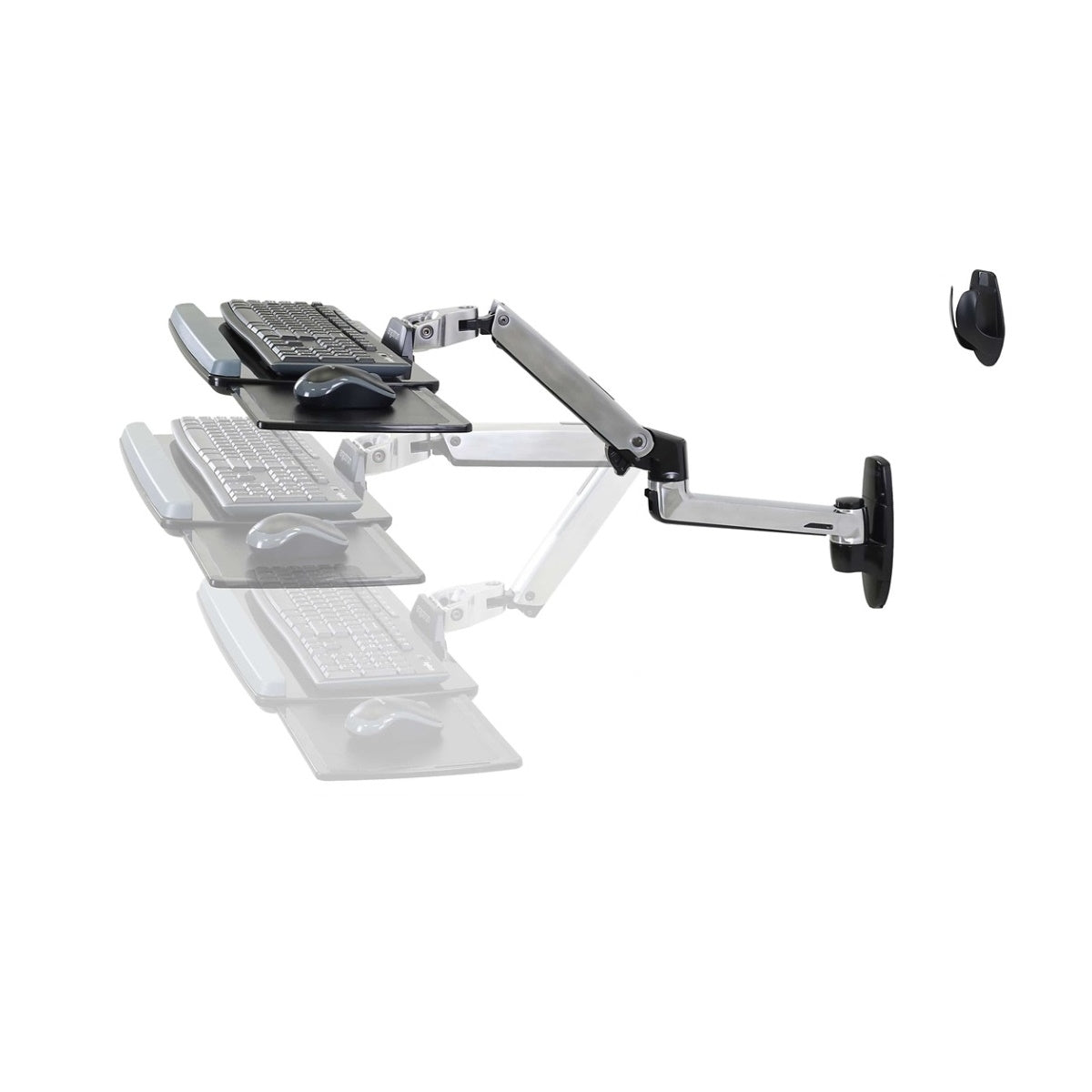 Ergotron LX Wall Mount Keyboard Arm 45-246-026