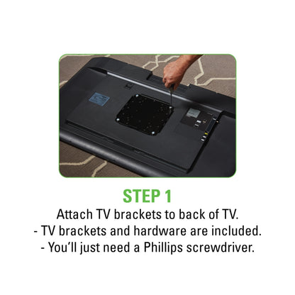 SANUS Decora Full-Motion Wall Mount for TVs 32"-55" Black DMF215-B1