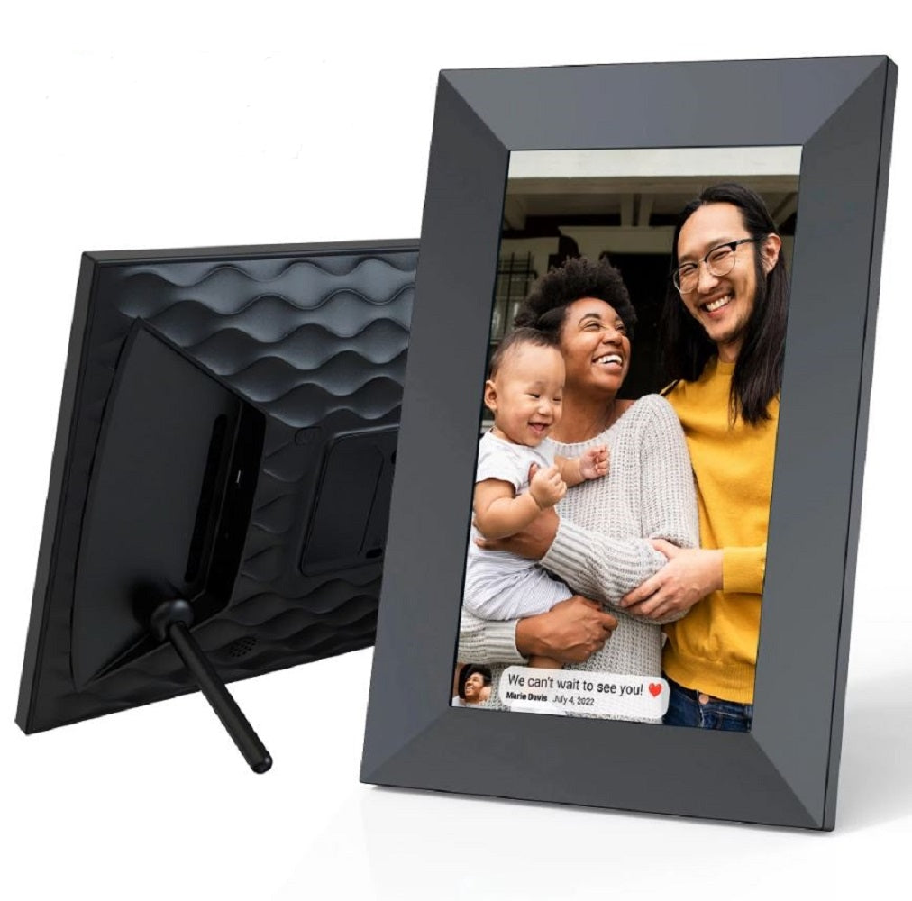 ONN 7” Wi-Fi Digital Picture Frame, Send Photos & Videos Instantly via the Free Frameo App