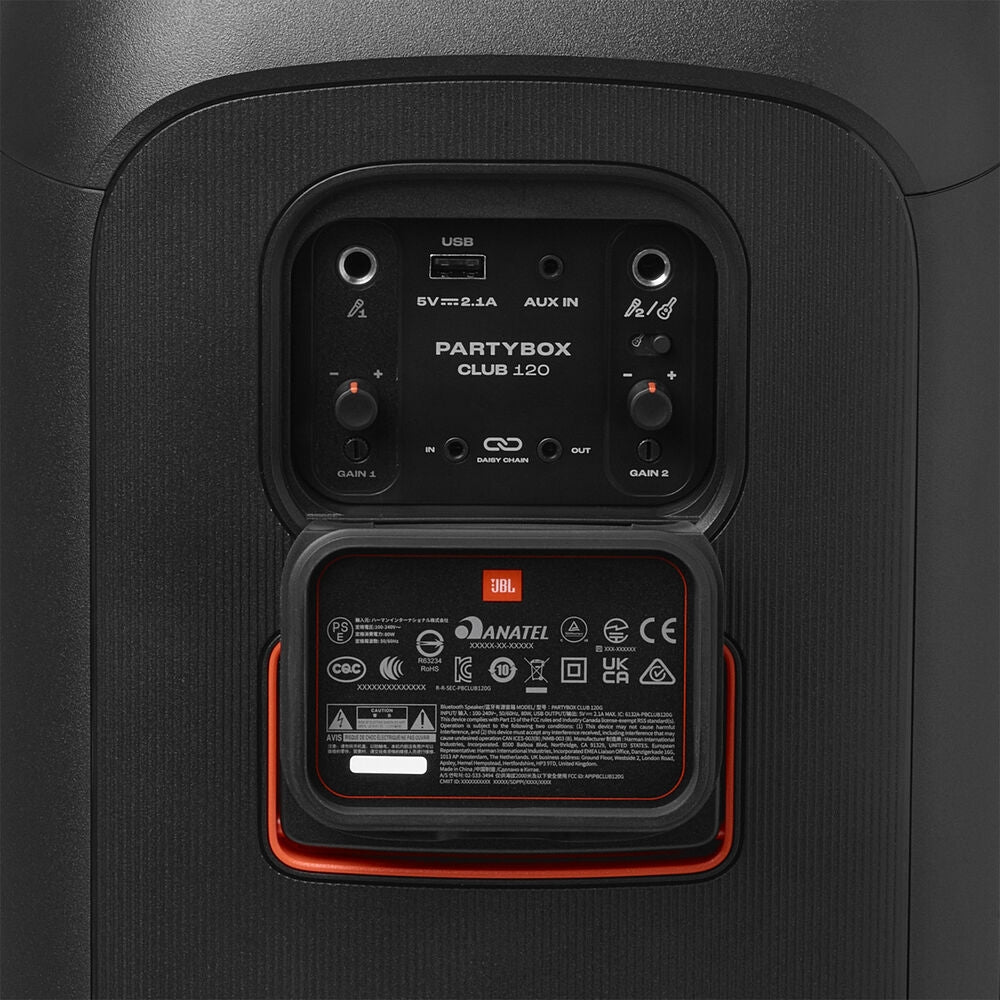 JBL PartyBox Club 120 160W Wireless Party Speaker Black JBLPBCLUB120AM
