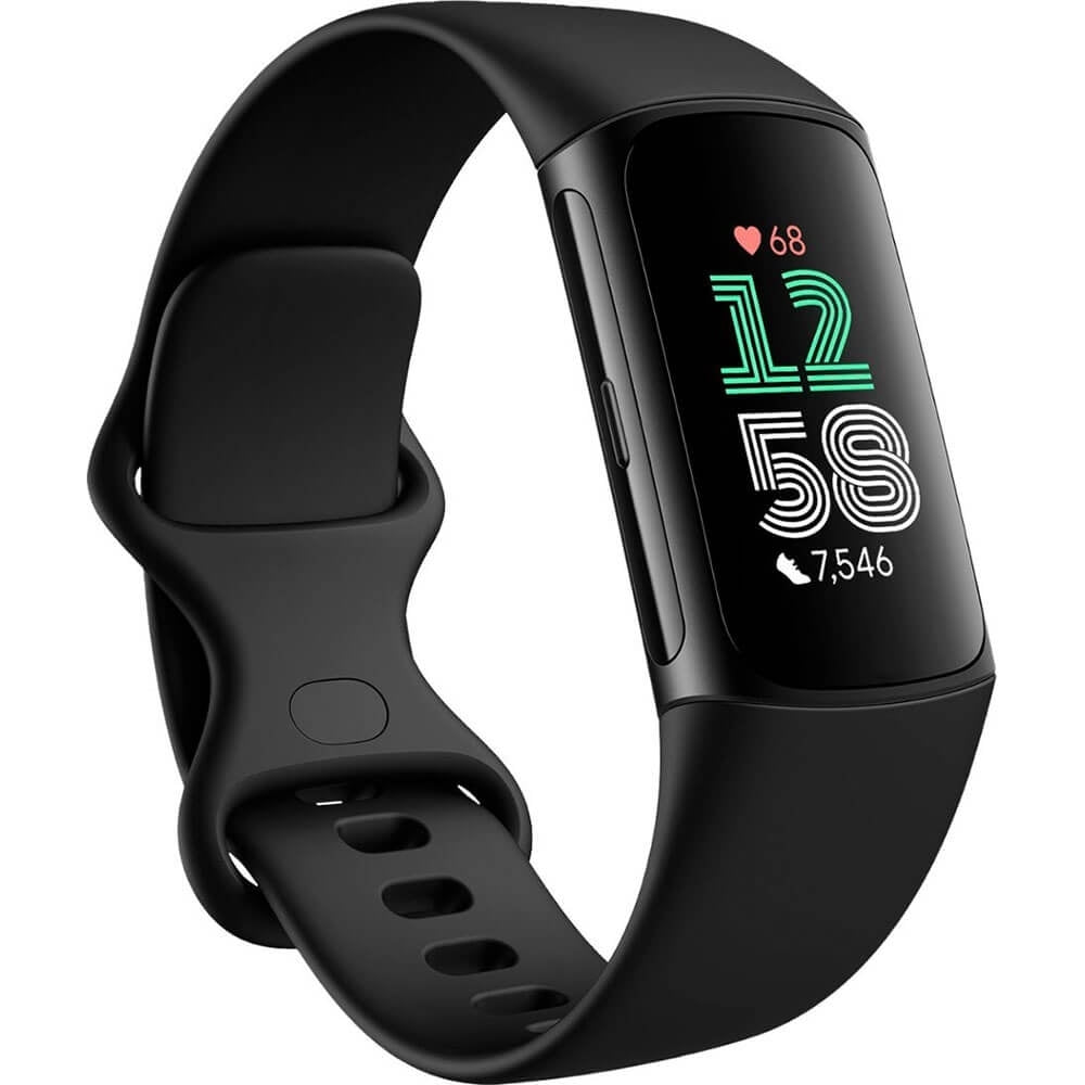 Fitbit Charge 6 Health & Fitness Tracker Bundle with Bonus White Band GA05183NA-BNDL
