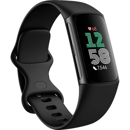 Fitbit Charge 6 Health & Fitness Tracker Bundle with Bonus White Band GA05183NA-BNDL