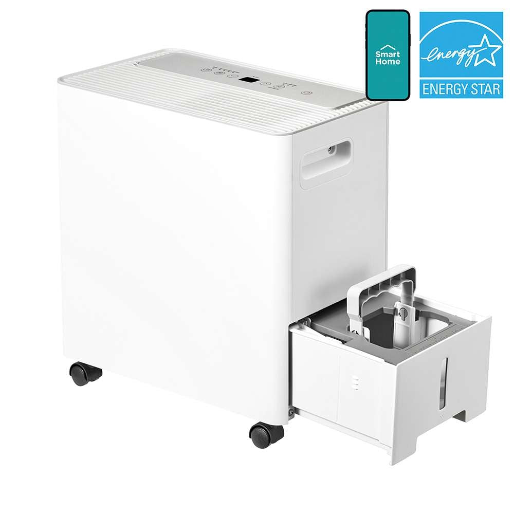 Midea 35 pt. Smart Access Dehumidifier for spaces up to 3,500 sq. ft. MAD35S1AWWT