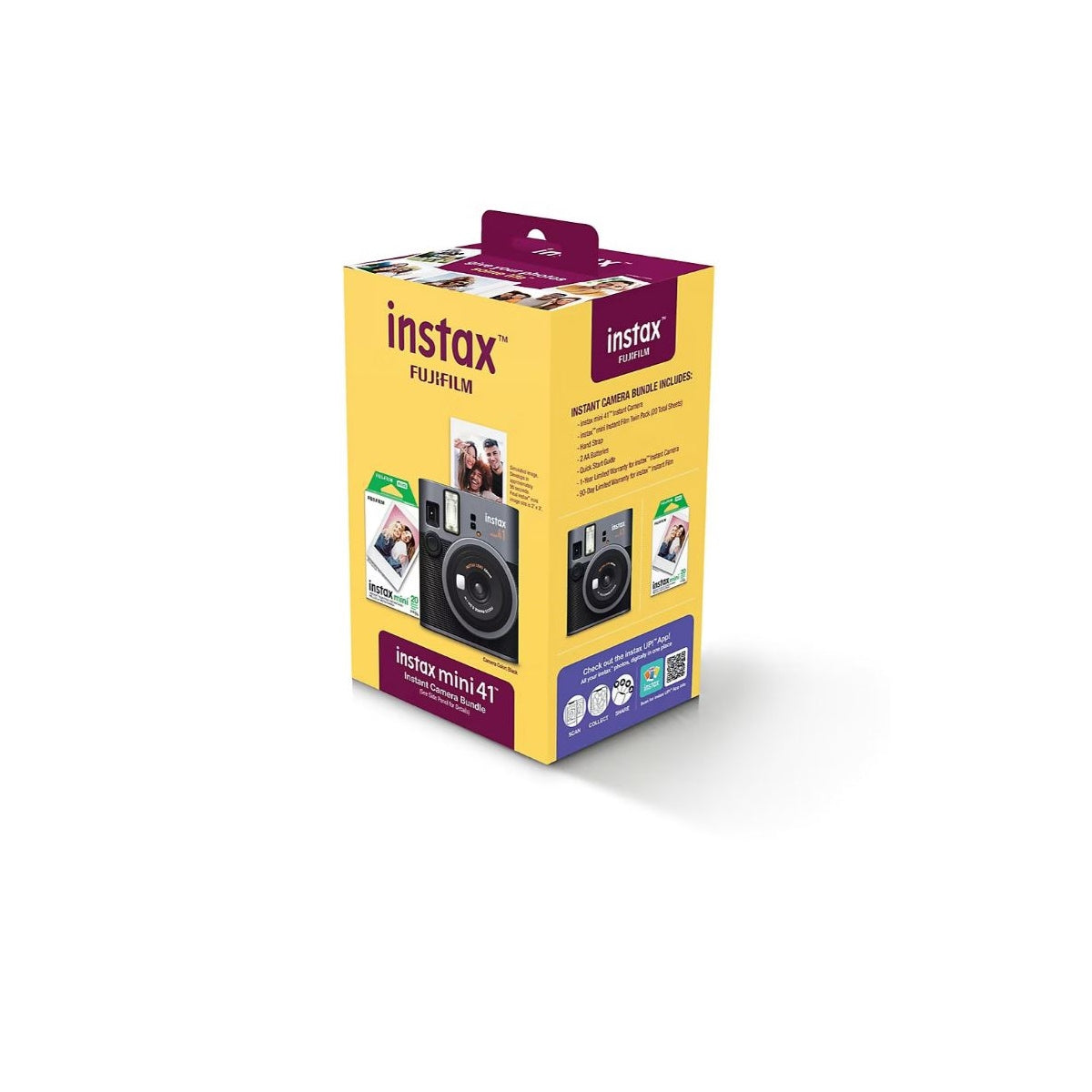 Fujifilm Instax Mini 41 Vintage Camera with Bonus Film, 20 Sheets 600024484