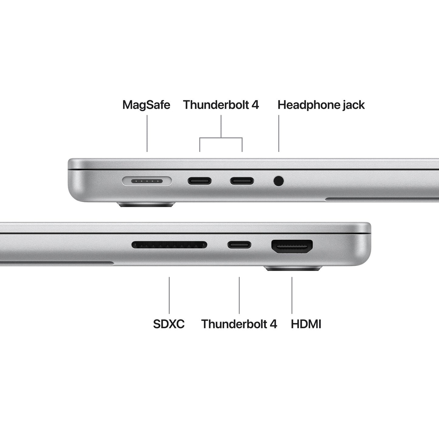 Apple - MacBook Pro 14" Laptop - M5 chip with 10-core CPU and 10-core GPU - 16GB/512GB SSD - Silver MDE44LL/A