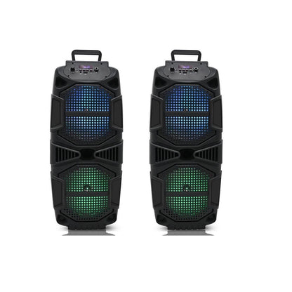 Technical Pro SPARK28 Rechargeable LED Bluetooth Speaker with TWS