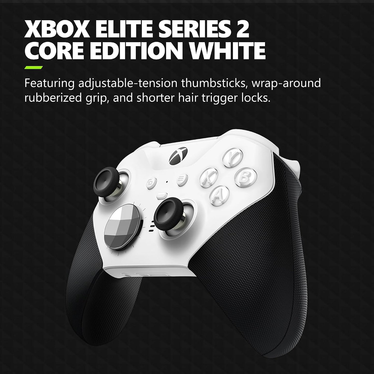 Microsoft - XBOX Elite Series 2 Core Wireless Controller for XBOX Series X, XBOX Series S, XBOX One, PCs