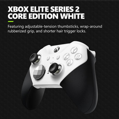 Microsoft - XBOX Elite Series 2 Core Wireless Controller for XBOX Series X, XBOX Series S, XBOX One, PCs
