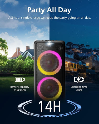 Philips - 80 W Wireless Speaker (Each) - Black TAX5206/37