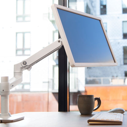 Ergotron – LX Monitor Arm, Single Monitor Desk Mount – for Monitors up to 34 Inches, White 45-490-216