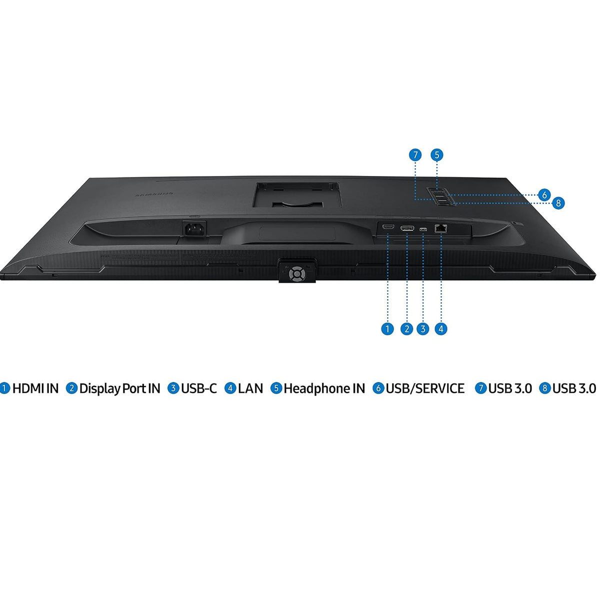 Samsung Viewfinity S80PB 32" 16:9 4K Ultra HD IPS LCD Monitor, Black  S32B804PXN