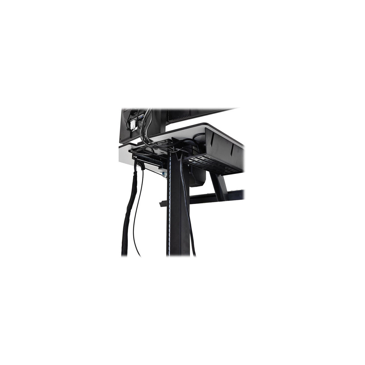 Ergotron WorkFit-C Single LD Sit-Stand Workstation Black 24-215-085