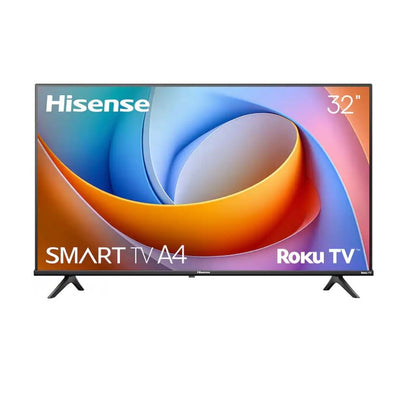 Hisense 32" Class A4 Series HD 720P LED Smart Roku TV (2025) Dolby Audio, Google Assistant & Alexa Compatible - 32A47HNR