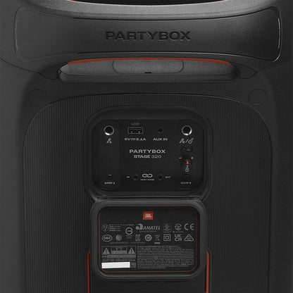 JBL PartyBox Stage 320 240W Wireless Party Speaker Black JBLPBSTAGE320AM