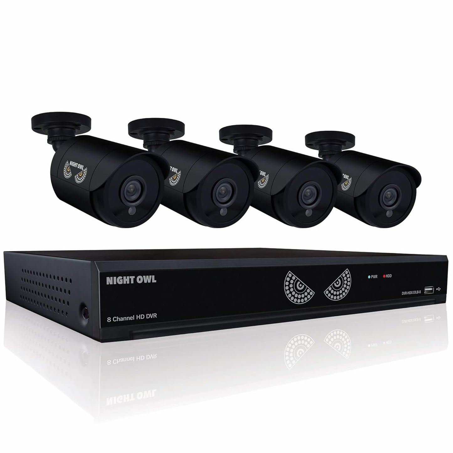 Night Owl 8-Channel 4-Camera 720p Security System with 1TB HDD DVR CL-HDA841-720