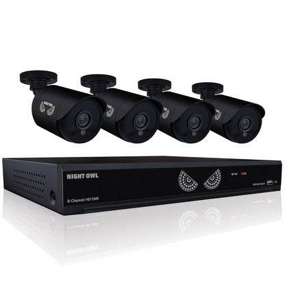 Night Owl 8-Channel 4-Camera 720p Security System with 1TB HDD DVR CL-HDA841-720