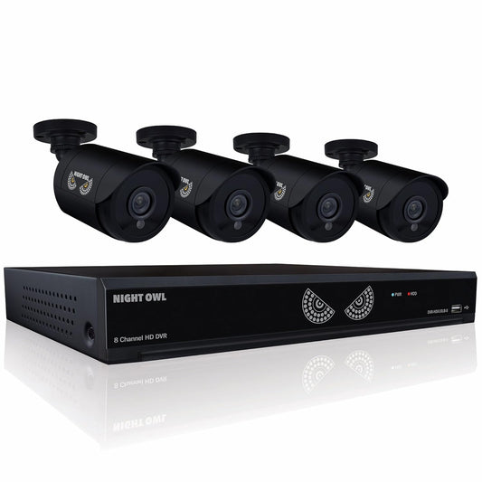 Night Owl 8-Channel 4-Camera 720p Security System with 1TB HDD DVR CL-HDA841-720