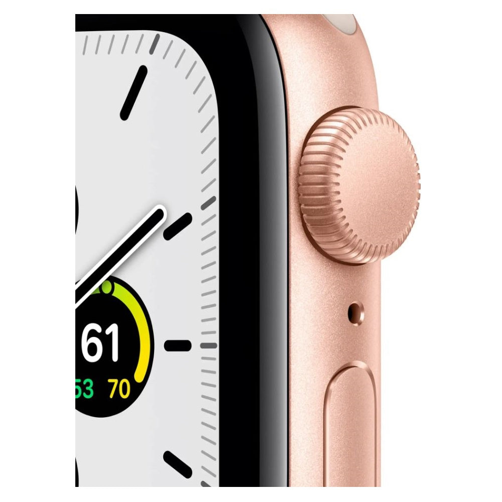 Apple Watch SE (1st Generation GPS) 40mm Gold Aluminum Case with Starlight Sport Band - Gold MKQ03LL/A
