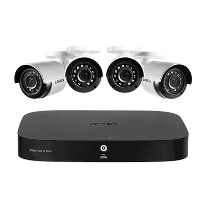 Lorex 1080p 8-Channel Wired DVR System with 4 Cameras D24281B-2NA4-E