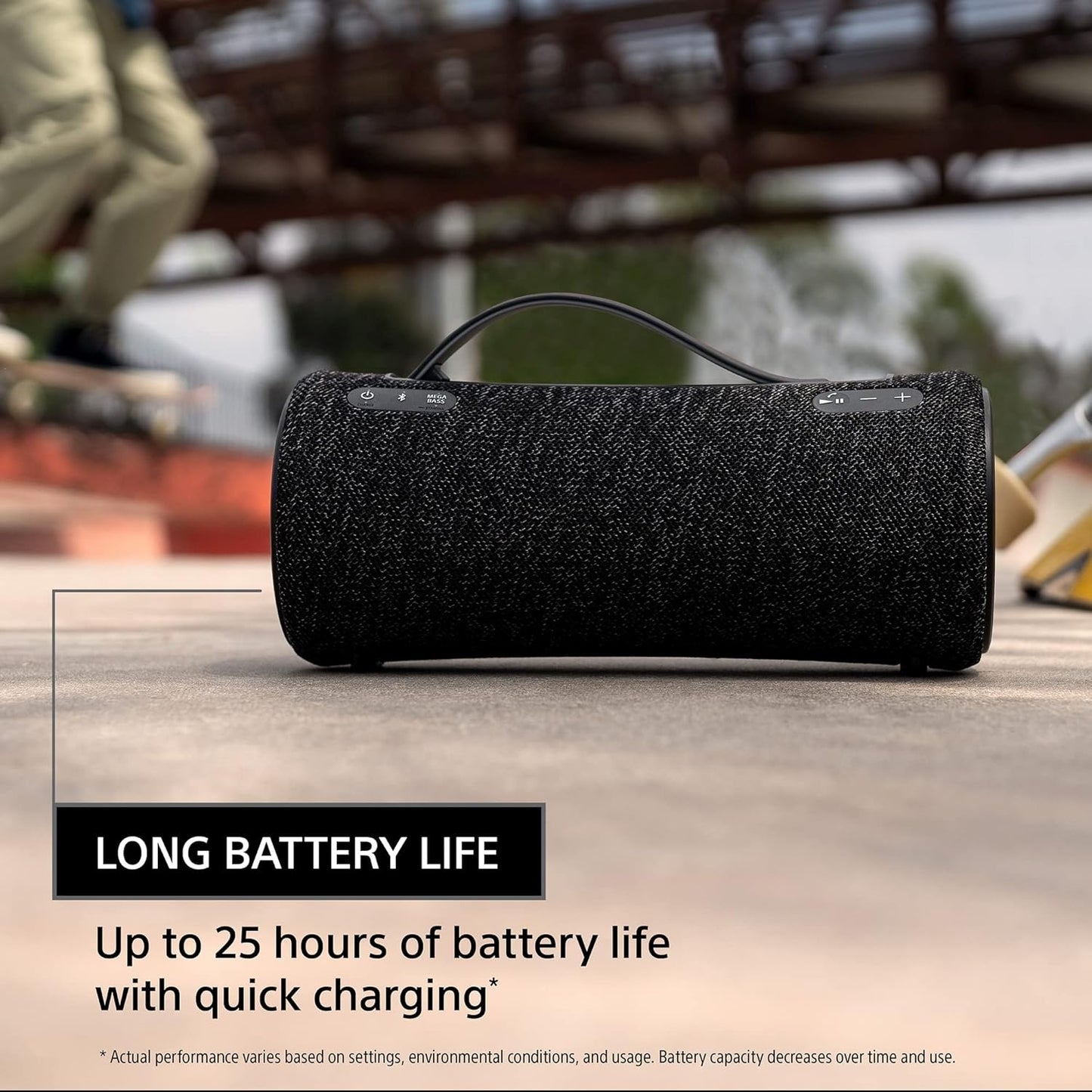 Sony SRS-XG300 X-Series Wireless Portable-Bluetooth Party-Speaker IP67 Waterproof and Dustproof with 25 Hour-Battery