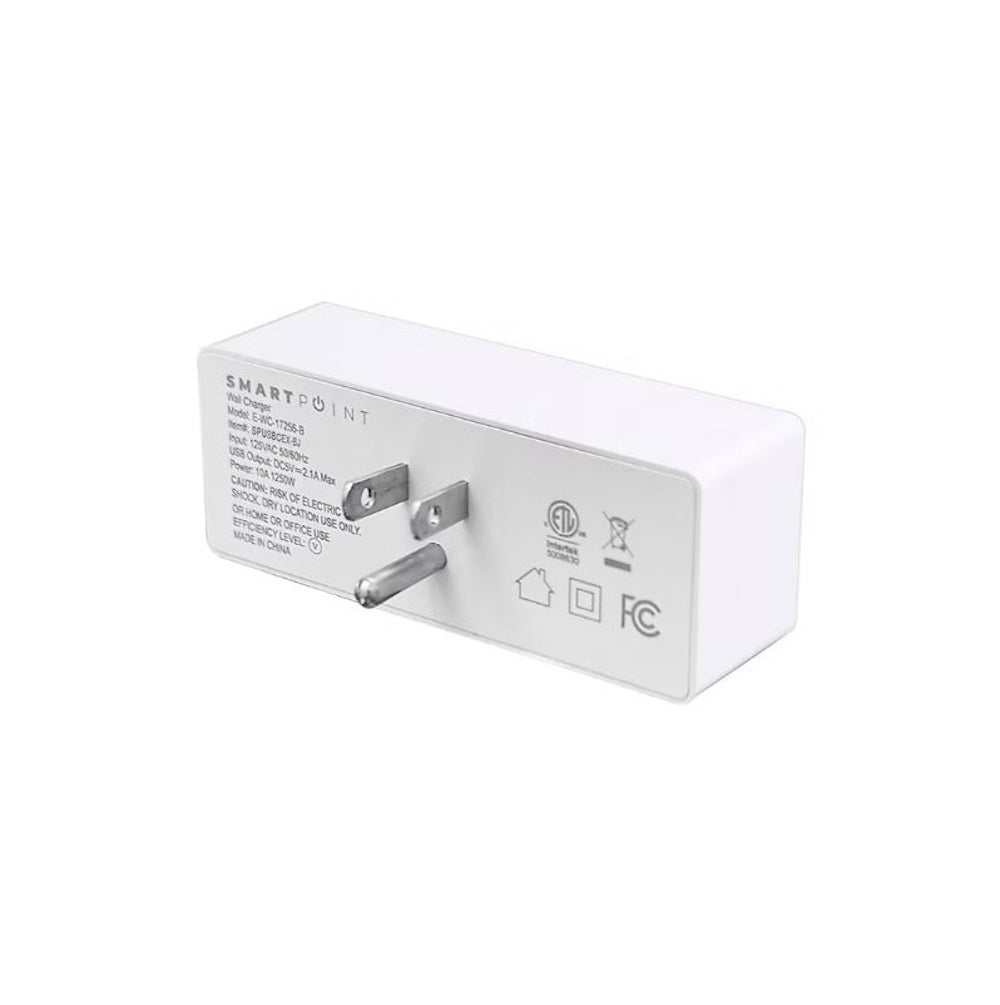 Smartpoint Wall Outlet Extender with USB, 2 Pack SPUSBCEX-BJ
