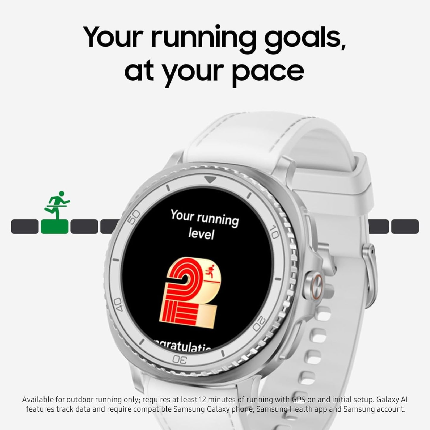Samsung Galaxy Watch8 Classic Stainless Steel Smartwatch 46mm BT - White - (2025) SM-L500NZWAXAA
