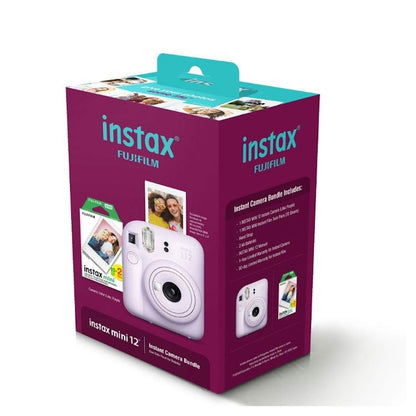 Fujifilm Instax Mini 12 Instant Camera with Bonus Film, 20 Sheets - Lilac 600023538