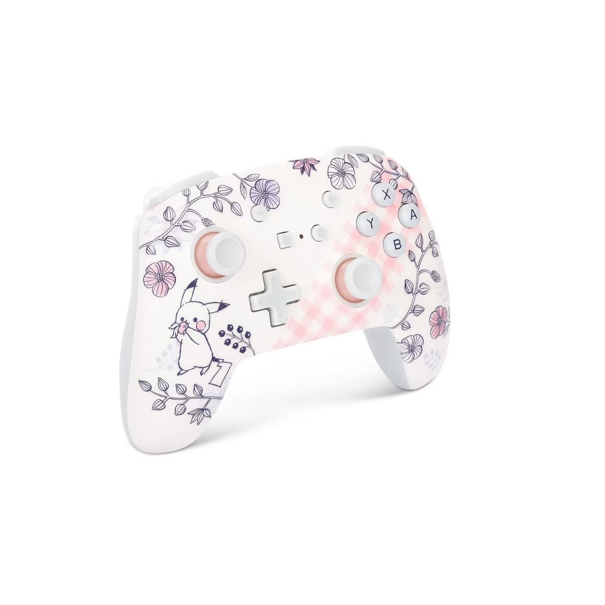 PowerA Enhanced Wireless Controller for Nintendo Switch - Pikachu Garden: Bluetooth, USB Connection