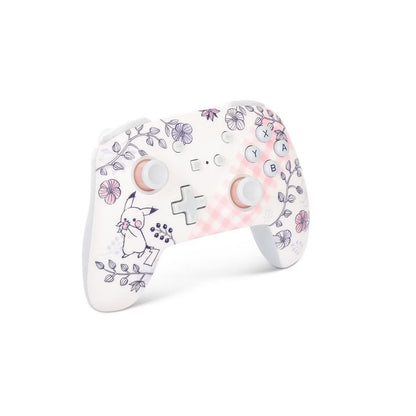 PowerA Enhanced Wireless Controller for Nintendo Switch - Pikachu Garden: Bluetooth, USB Connection