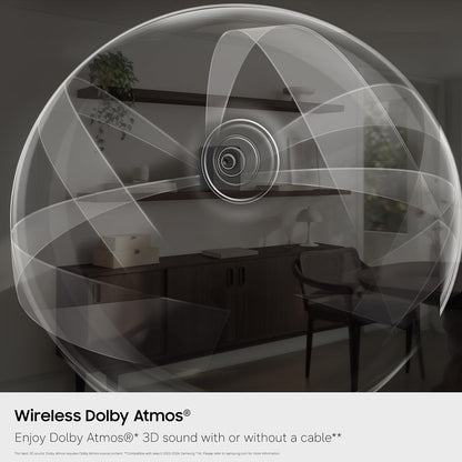 Samsung - Music Studio 7 Smart Speaker 3.1.1 ch, Wireless Dolby Atmos, Q-Symphony, Wi-Fi and Bluetooth (2026) HW-LS70H