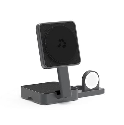 Nimble PIVOT 3-in-1 Wireless Charger, Universal Qi Charging Stand, Adjustable stand charges at the perfect angle - NB-WP-3N-12541