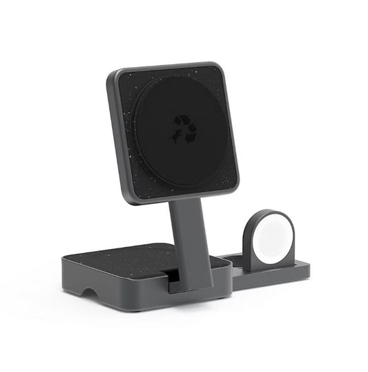 Nimble PIVOT 3-in-1 Wireless Charger, Universal Qi Charging Stand, Adjustable stand charges at the perfect angle - NB-WP-3N-12541
