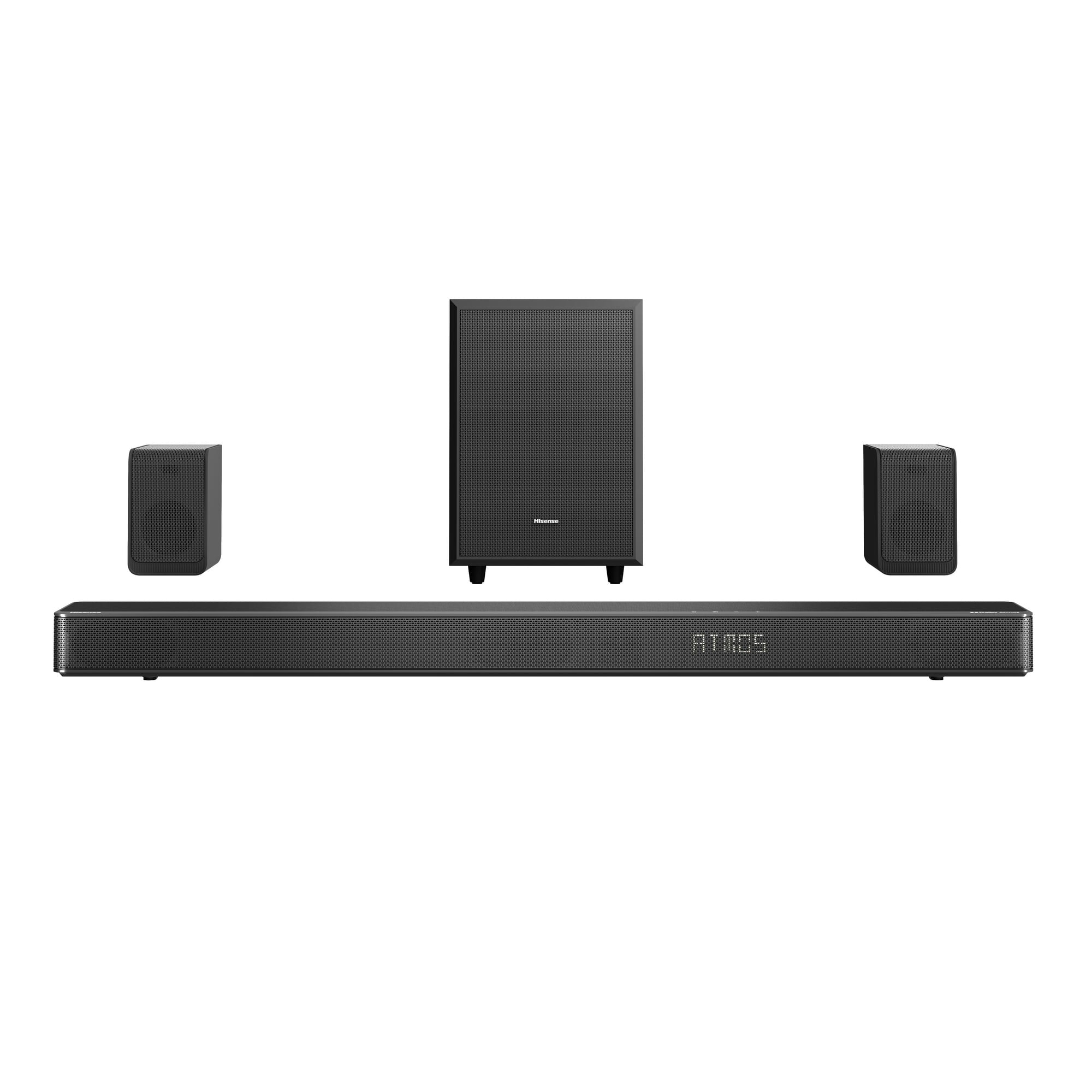 Hisense AX Series 5.1.2 Ch 420W Soundbar with Wireless Subwoofer, Wire ...