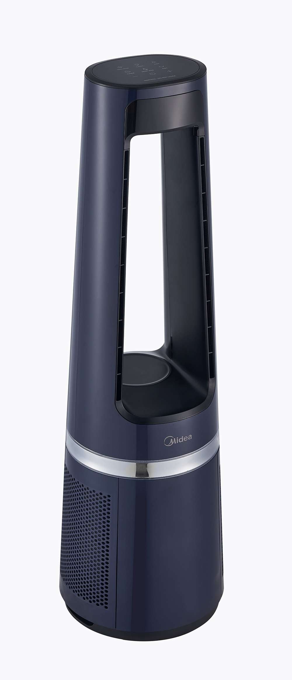 Midea 3-in-1 Bladeless Fan, Air Purifier, and Heater, Black, MSF15AH6LB