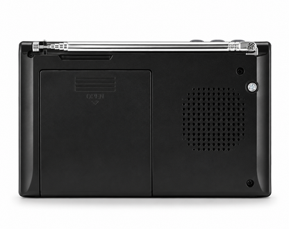TECHNICAL PRO HN-315UA Portable 9-Band FM/AM/SW Radio with Rechargeable Li-ion Battery, USB, Micro TF Card & MP3 Player