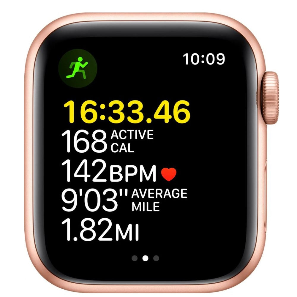 Apple Watch SE (1st Generation GPS) 40mm Gold Aluminum Case with Starlight Sport Band - Gold MKQ03LL/A