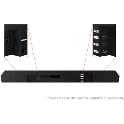 Samsung HW-Q600F/ZA 3.1.2-Channel Dolby Atmos Soundbar System